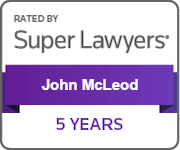 Rated By Super Lawyers | John McLeod | 5 Years